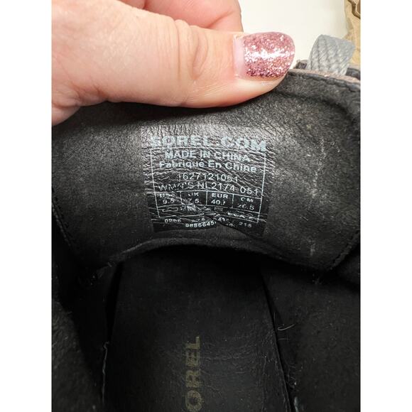 [Sorel] PDX Wedge Casual Ankle Boots Taupe Brown Lace Up Waterproof Winter 9.5 - Picture 11 of 12